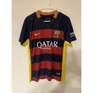 FC BARCELONA SPAIN 2015 2016 HOME FOOTBALL SHIRT SOCCER JERSEY NIKE #7 ARDA
